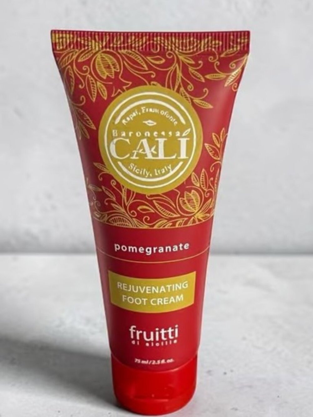 Cali Baronessa Pomegranate Rejuvenating Foot Cream 75mL/2.5 fl oz-NEW